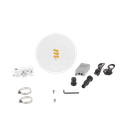 Radio Backhaul PTP en frecuencia 24 GHz, MIMO 4X4:4, 1.5 Gbps, Antena integrada 33 dBi, IP67, Puerto SFP, Adaptación automática al entorno, Sin interferencia