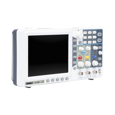 Osciloscopio Análogo TENMA compacto de Mesa, 2 Canales, 30 MHz.