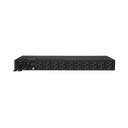 PDU ATS (Fuente Redundante Auto-transferible) Monitoreable, Para Distribución de Energía, 2 Entradas 120 Vca NEMA5-15P, Con 10 Salidas NEMA 5-15R, Horizontal 19in, 1UR