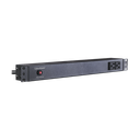 PDU Básico Para Distribución de Energía, Con 8 Tomas NEMA 5-15R Traseras y 2 Tomas 5-15R Frontales, 1UR, 15 Amp, 120 Vca