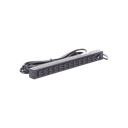 PDU Básico Para Distribución de Energía, Con 12 Tomas NEMA 5-15R Traseras, 1UR, 15 Amp, 120 Vca