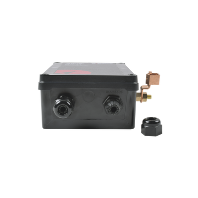 Protector Supresor Contra Descargas Eléctricas Para 1 Puerto RJ45 y 1 Puerto atornillable de 4 terminales Para Protección de 48 VDC