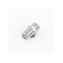 Adaptador Barril para 75 Ohm, de Conector F Hembra a F Hembra, Níquel/ Estaño/ Polietileno.