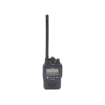 Radio portátil marino y comercial en VHF, incluye los canales USA, INT, CAN, y del clima