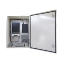 Gabinete de Acero IP66 Uso en Intemperie (500 x 700 x 250 mm) con Placa Trasera Interior Metálica y Compuerta Inferior Atornillable (Incluye Chapa y Llave T).