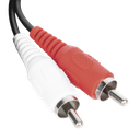 Cable RCA Macho a Macho de 1 Metro (3.28 Pies) de Longitud, para Aplicaciones de Audio y Video Optimizado para HD