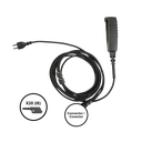 Cable para Micrófono audífono SNAP intercambiable con conector para Radios Icom IC-F3216/4261DS/DT, IC-F52D/62D, IC-F3400/4400DS/DT