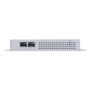 Switch Industrial PoE Administrable de Pared Capa 2, 8 Puertos Gigabit PoE 802.3at y 2 Puertos 100/1000X SFP