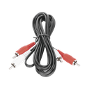 Cable RCA Macho a Macho de 2 Metros de Longitud / Aplicaciones de Audio y Video Optimizado para HD