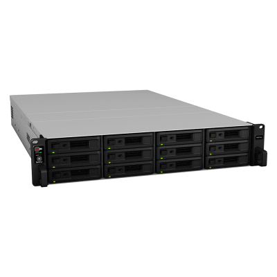 RackStation RS3618xs | Almacenamiento Empresarial | CPU Intel Xeon D-1521 | 12 Bahías | Escalable a 36 Bahías | 8GB DDR4 ECC | 10GbE | Compatibilidad con Virtualización .