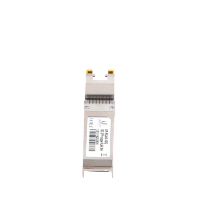 Adaptador en Línea de Conector 4.3-10 Hembra a N Hembra, Bronce Blanco/ Plata/ Teflón.