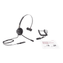 Diadema monoaural con tecnología antishock para teléfonos IP FANVIL y Polycom con micrófono de cancelación de ruido, larga durabilidad