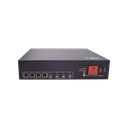 Kit de TRANSCEPTOR ACTIVO DE 4 CANALES / VIDEO+PODER en un solo Cable UTP / 150 metros en 4K, 200 metros en 5 MP/ Envía 36 Vcc y Recibe 12 Vcc / TODO INCLUIDO PARA RACK / Compatible con cámaras HD-TVI/CVI/AHD/CVBS / INSTALACIÓN LIMPIA