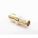 Conector SMA Hembra Inverso de Anillo Plegable para Cable RG-8/X, 9258, LMR-240, LMR-240UF,  LMR-LW240, Oro/Oro/Teflón.
