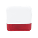 (AX PRO) Sirena Inalámbrica con Estrobo Rojo para Exterior IP65 / 110 dB