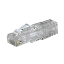 Plug RJ45 Cat6 de 5 Piezas, Para Cable UTP de Calibre 23-24 AWG, Chapado en Oro de 50 Micras, Paquete de 100 Piezas