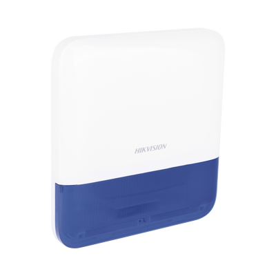 (AX PRO) Sirena Inalámbrica con Estrobo Azul para Exterior IP65 / 110 dB