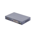 Switch No Administrable 8 Puertos Gigabit con Modo Extender a 250 m,  2 Puertos Uplink 10/100/1000 Mbps, 2 Puertos SFP