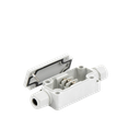 Caja de Conexión Exterior con Terminales Intermedias para 3 Líneas (Tornillo simple). Incluye Glándulas.