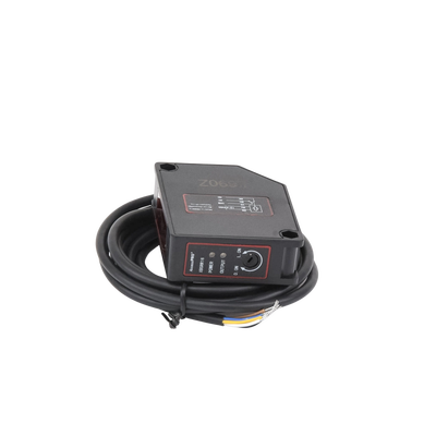 Detector fotoeléctrico de 16 m de alcance / Luz indicadora para alineación