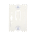 Porta tarjeta de plastico ABS / Transparente / Compatible con tarjetas ACCESSCARDEPC / PROCARDX o Formato CR80