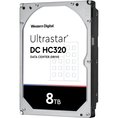 Disco Duro Enterprise 8 TB / Wester Digital (WD) / Serie Ultrastar / Recomendado para Data Center y NVRs de Alta Capacidad / Alto Performace