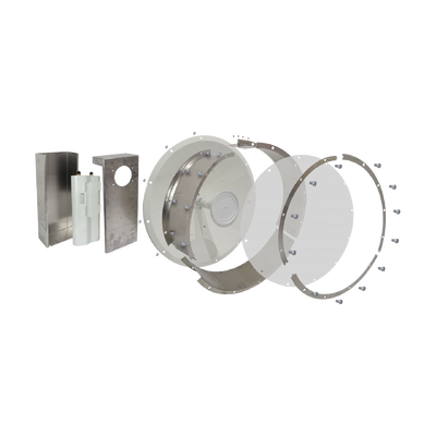 Radomo aislante para alta inmunidad al ruido para antenas RD-5G30 y RD-2G24 incluye blindaje para radios Rocket y AF-5X