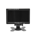 Monitor 7" TFT-LCD ideal para colocar en vehículos o DVR/NVR.  Entradas de video HDMI, VGA y RCA (CVBS)