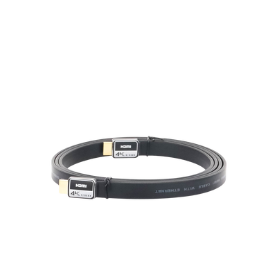 Cable HDMI versión 2.0 Plano de 1.8M (5.90 ft) optimizado para resolución 4K ULTRA HD