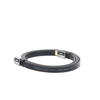 Cable HDMI versión 2.0 Plano de 1.8M (5.90 ft) optimizado para resolución 4K ULTRA HD