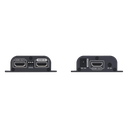Kit Extensor HDMI para distancias de 50 metros / Soporta resoluciones 720 y 1080P @ 60 Hz / Cat 6, 6a y 7 / Salida Loop en el Tx para visualización local /  Configuración EDID / Soporta control remoto del equipo fuente / Alimente solo el Tx