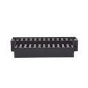 Organizador de Cables Horizontal PatchLink, Doble (Frontal y Posterior), Con Tapa Extendida, Para Rack de 19in, 2UR