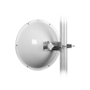 Antena direccional de Alto Rendimiento/ Parábola profunda para mayor aislamiento al ruido / 24.5 dBi / (4.9 - 6.4 GHz) / Conectores N-Hembra / Fácil Montaje y Soporte de acero inoxidable /  Radomo Incluido