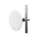 Antena direccional de Alto Rendimiento/ Parábola profunda para mayor aislamiento al ruido / 24.5 dBi / (4.9 - 6.4 GHz) / Conectores N-Hembra / Fácil Montaje y Soporte de acero inoxidable /  Radomo Incluido