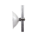 Antena direccional de Alto Rendimiento/ Parábola profunda para mayor aislamiento al ruido / 24.5 dBi / (4.9 - 6.4 GHz) / Conectores N-Hembra / Fácil Montaje y Soporte de acero inoxidable /  Radomo Incluido