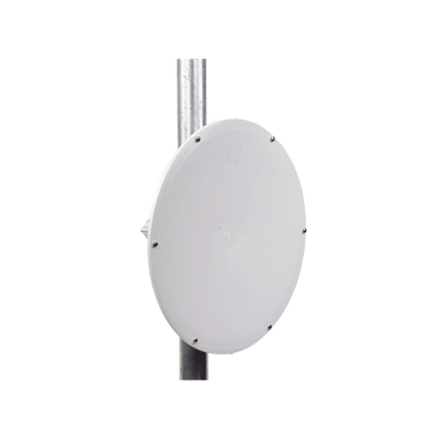 Antena direccional de Alto Rendimiento/ Parábola profunda para mayor aislamiento al ruido / 24.5 dBi / (4.9 - 6.4 GHz) / Conectores N-Hembra / Fácil Montaje y Soporte de acero inoxidable /  Radomo Incluido