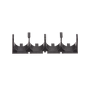 Espaciador de Cables de Nylon 6.6, Con 4 Espacios de 1.25 in (31.8 mm) de Diámetro, Color Negro, 1 Pieza