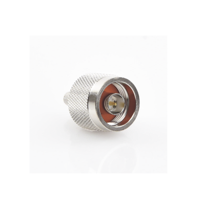 Conector N Macho, Anillo Plegable y Pin Cautivo para RG-8/X, 9258, LMR-240, Níquel/ Oro/ Teflón.
