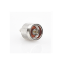 Conector N Macho, Anillo Plegable y Pin Cautivo para RG-8/X, 9258, LMR-240, Níquel/ Oro/ Teflón.
