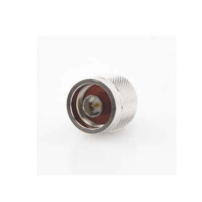 Conector N Macho, Anillo Plegable y Pin Cautivo para RG-8/X, 9258, LMR-240, Níquel/ Oro/ Teflón.