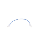 Cable de Parcheo Slim UTP Cat6 - 30 cm Azul Diámetro Reducido (28 AWG)