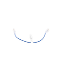 Cable de Parcheo Slim UTP Cat6 - 30 cm Azul Diámetro Reducido (28 AWG)