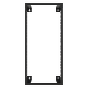 Rack Abierto de 19" para Montaje en Pared de 24 Unidades.