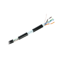 Bobina de 152.5 metros Cat6+ CALIBRE 23 Exterior Blindado tipo FTP Para Climas Extremos, UL para aplicaciones de video vigilancia y redes de datos. Para uso en Intemperie.