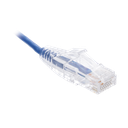Cable de Parcheo Slim UTP Cat6 - 1.5 m Azul Diámetro Reducido (28 AWG)