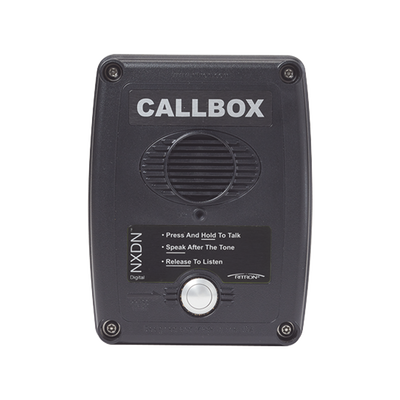 Callbox Digital NXDN, Intercomunicador Inalámbrico Vía Radio VHF 150-165MHZ, Serie XD en Color Negro