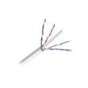 Bobina de cable de 152 Metros Cat6+ CALIBRE 23 ALTO DESEMPEÑO, super flexible, UL, color Blanco, para aplicaciones de video vigilancia y redes de datos