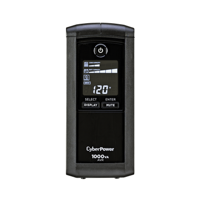 UPS de 1000 VA/600 W, Topología Línea Interactiva, Entrada 120 Vca NEMA 5-15P, Tipo Mini Torre, Con 9 Tomas NEMA 5-15R