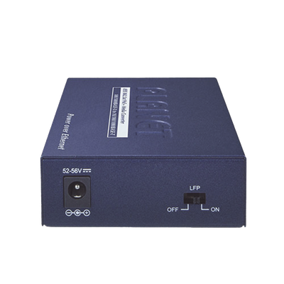 Convertidor IEEE802.3af/at PoE 10/100/1000Base-T a 100/1000X SFP