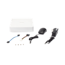 DVR 4 Canales TurboHD + 1 Canal IP / 2 Megapixel (1080p) Lite / Acusense Lite (Evita Falsas Alarmas) / Audio por Coaxitron / 1 Bahia de Disco Duro / H.265+ / Salida de Vídeo Full HD
